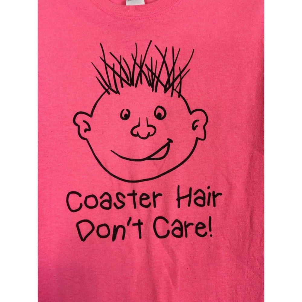 RUNAWAY MOUNTAIN COASTER TShirt Coaster Hair Don't Care Size MEDIUM Souvenir